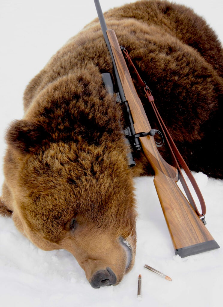 阿拉斯加狩猎用的熊式步枪。